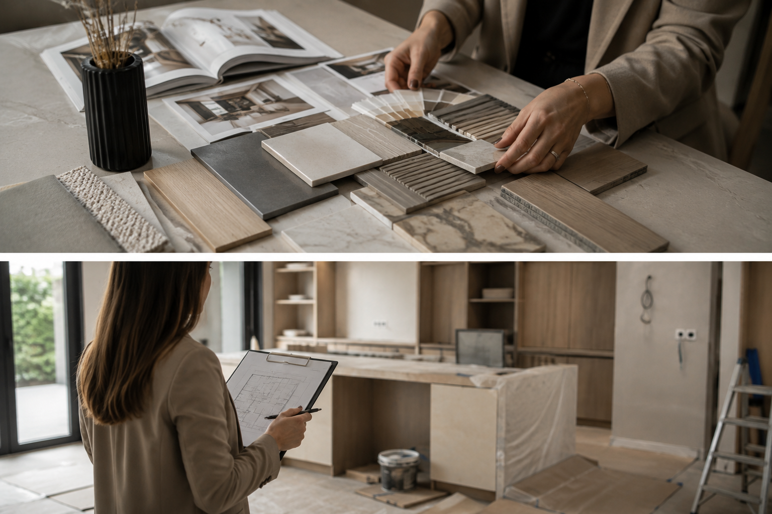 Odabir materijala i realizacija interijera